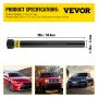 VEVOR Inner Tie Rod Tool Kit, 6 Pcs Tie Rod Removal Tool, 5 Pcs Crowfoot Adapters Master Inner Tie Rod Tool Set, 1/2 Inch Drive Tube Tie Rods Tool, Heavy-Duty Steel Inner Tie Rod Removal Tool For Vehi
