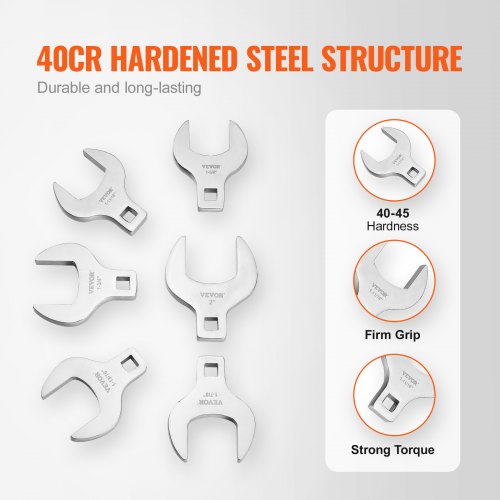 Powerbuilt 3 Piece Spring-Loaded Crowfoot Wrench Set, Adjustable Wrench Auto Size Universal Wrench Self Adjusting Wrench Power Grip Wrench Storage Tra