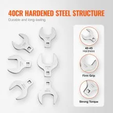 VEVOR Crowfoot Wrench Set 1/2
