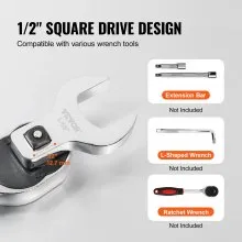 VEVOR Crowfoot Wrench Set 1/2