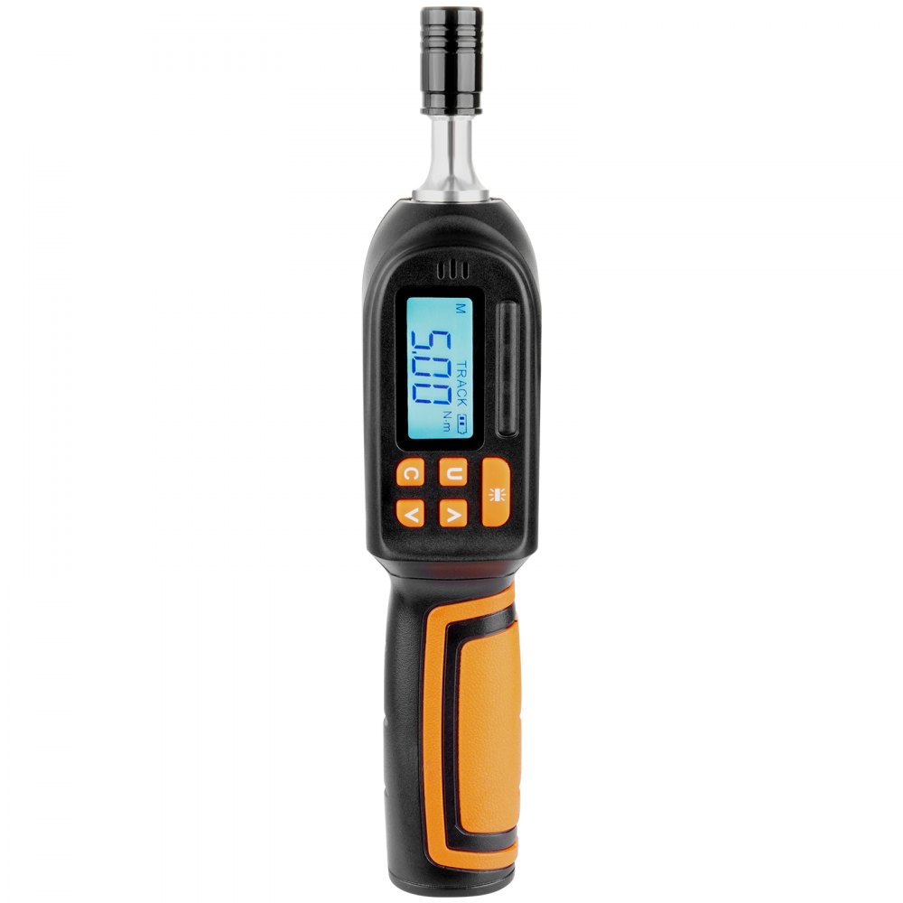 VEVOR Digital Torque Screwdriver, 1/4" Drive Screwdriver Torque Wrench, Electrician Torque Screwdriver with LCD, 2.65-70.67 in-lbs Torque Range, 0.01 N.m Increment Torque Screwdriver with Bits & Case