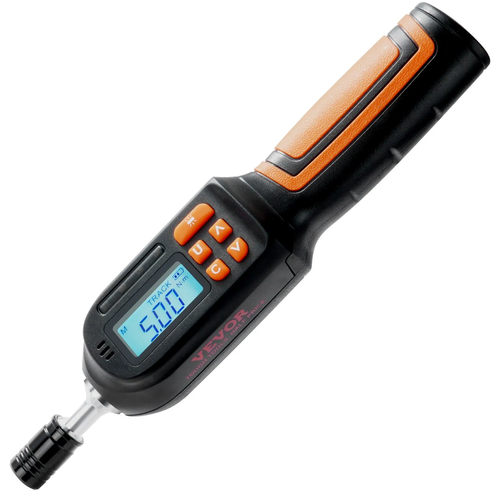 VEVOR Digital Torque Screwdriver, 1/4" Drive Screwdriver Torque Wrench, Electrician Torque Screwdriver with LCD, 2.65-70.67 in-lbs Torque Range, 0.01 N.m Increment Torque Screwdriver with Bits & Case