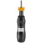 VEVOR 1/4" Drive Torque Screwdriver Wrench Set, 10-50 in-lbs Torque Adjustment Range, Torque Range Accurate to ±5%, 5 in-lb Increment Torque Screwdriver with 18 Bits & Case
