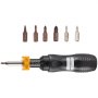 VEVOR Torque Screwdriver, 1/4" Drive Screwdriver Torque Wrench, Torque Screwdriver Electrician 5-40 in/lbs Torque Range Accurate to ±5%, Adjustable inch Pound Torque Screwdriver with Bits & Case