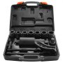 VEVOR torque multiplier wrench set in a black hard case with multiple socket sizes.