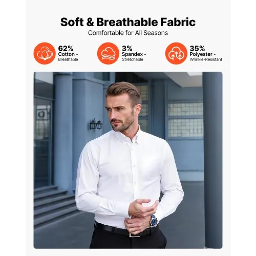 sachin and babi light blue dress Men's Wrinkle-Free & Non-Iron Shirts