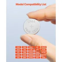 40 Pcs LR44 Button Cell Battery AG13 A76 357 L1154 SR44 CR44 1.5V Coin Cell