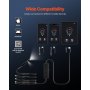 VEVOR Dual Lens Borescope Endoscope Camera for Android IOS & 10FT Snake Cable