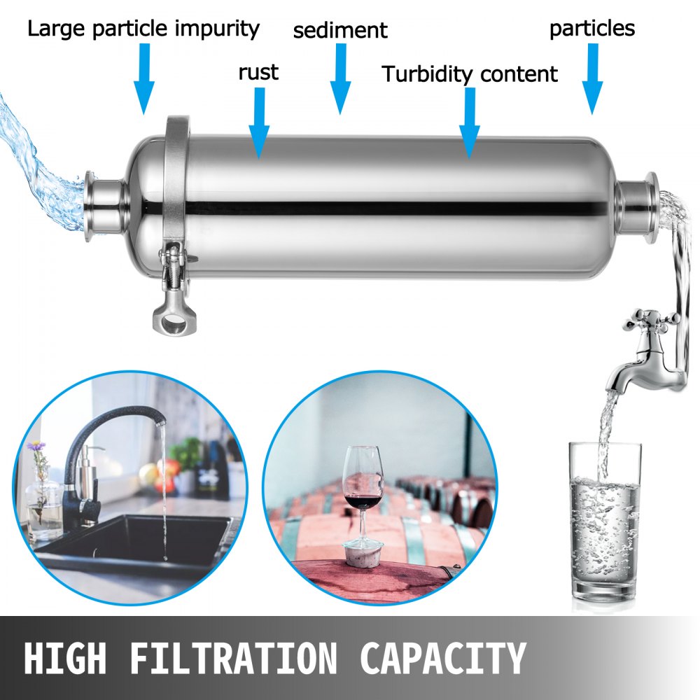 Inline Strainersanitary Filterss304 Tri Clampinline Sanitary Beerfilter