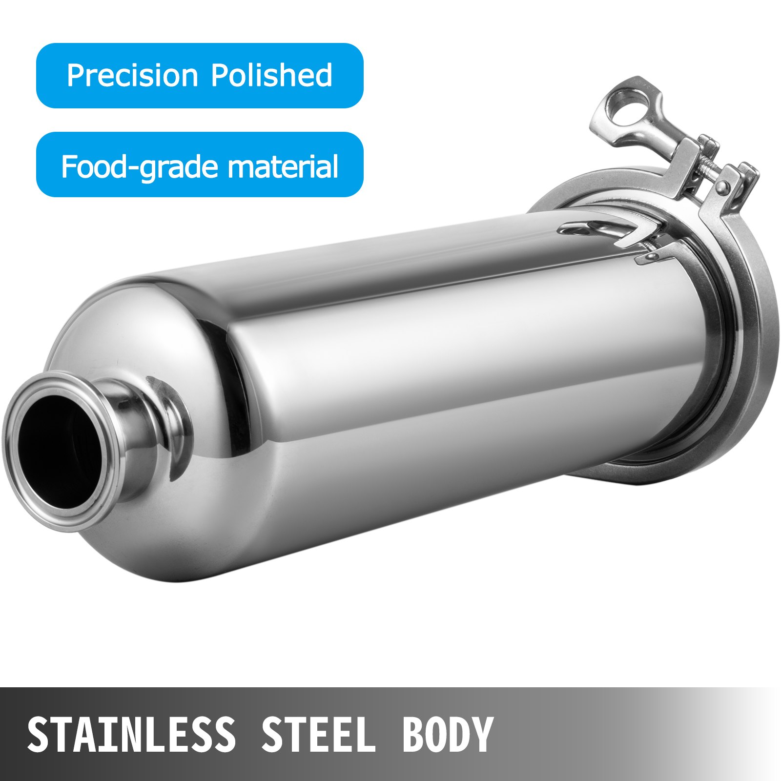 Inline Strainersanitary Filterss304 Tri Clampinline Sanitary Beerfilter