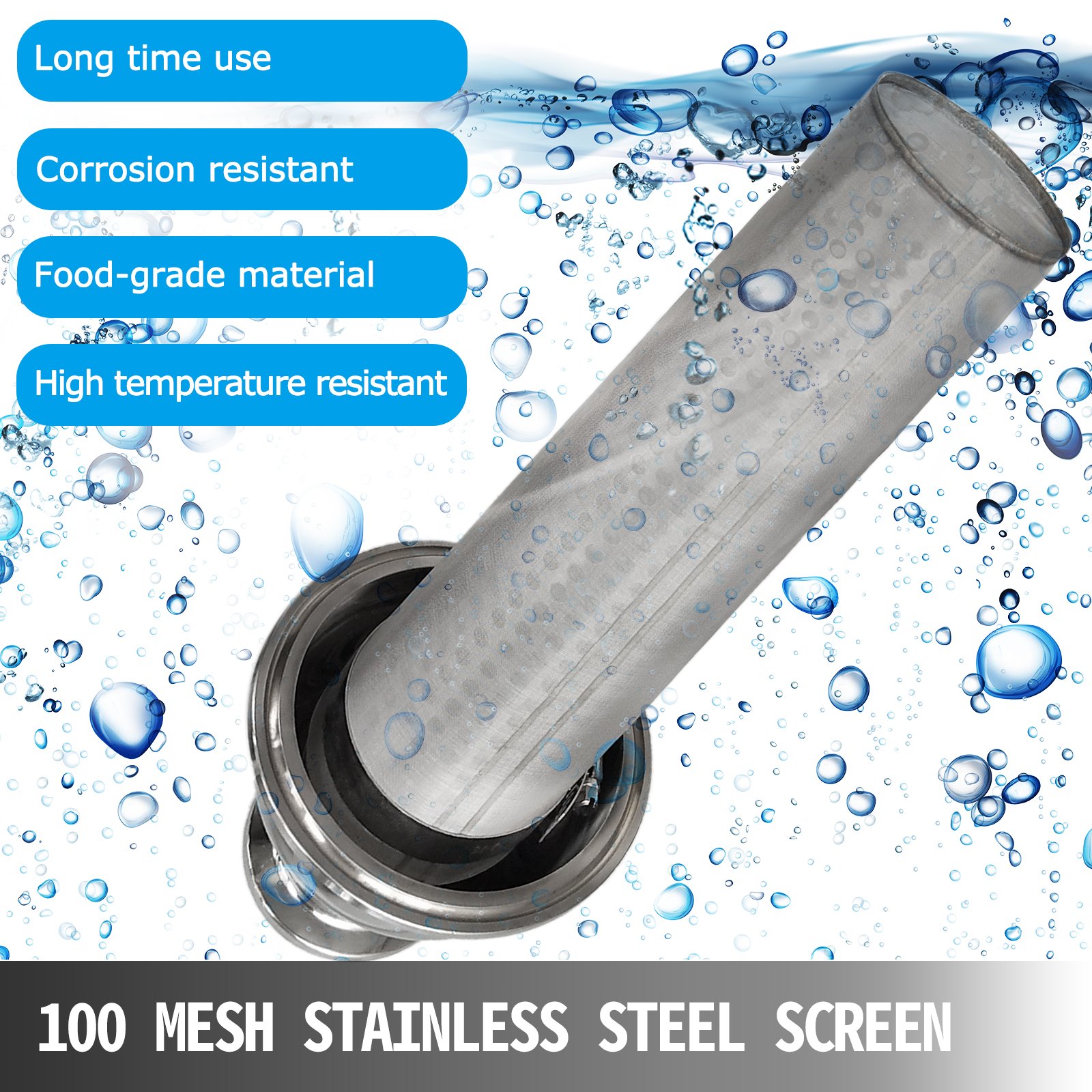 Inline Strainersanitary Filterss304 Tri Clampinline Sanitary Beerfilter