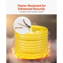 NM-B Wire 14AWG/2C Copper Core Cable 50 ft Electrical Wire with Ground