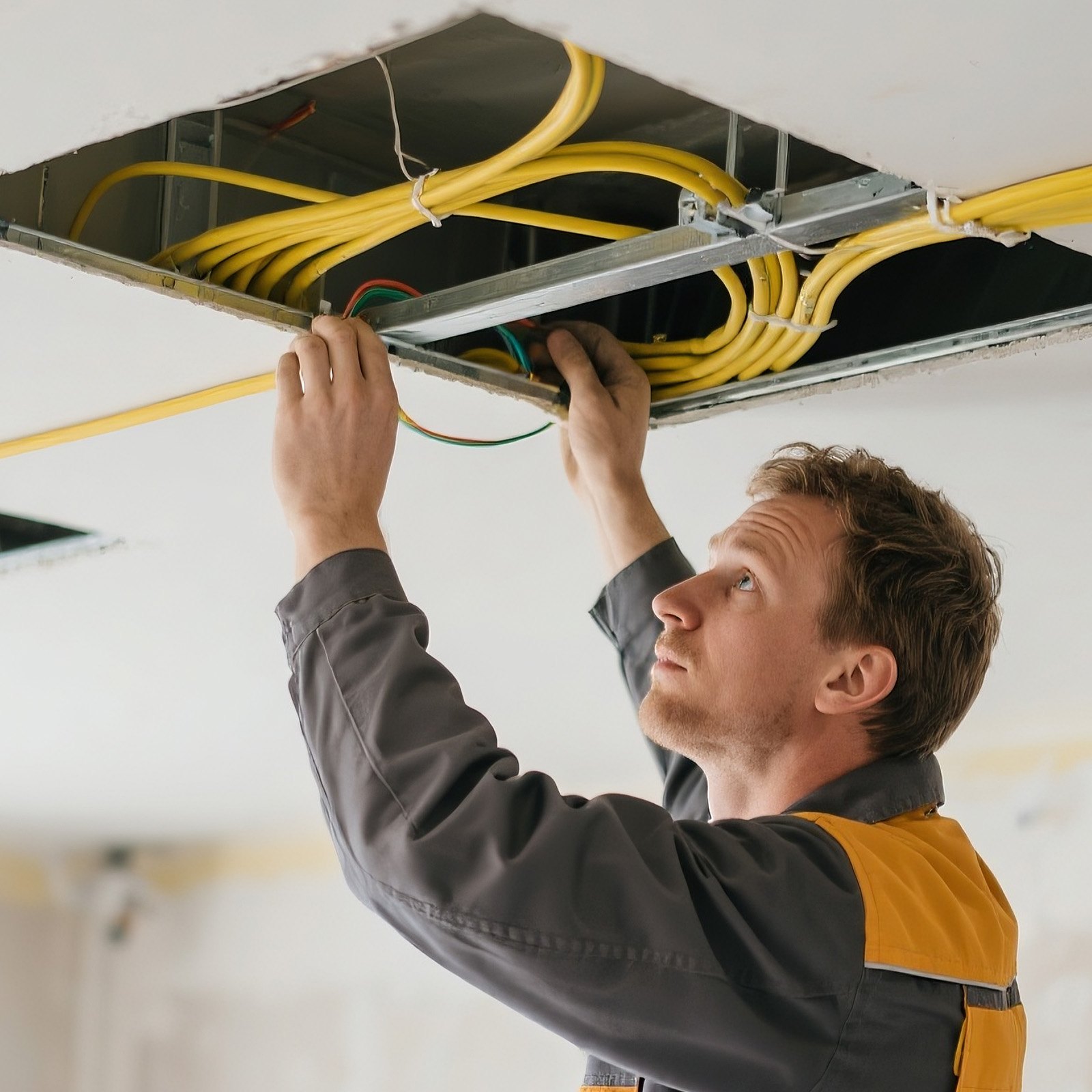 VEVOR NM-B Wire, 14AWG/2C Non-Mettalic Residential Indoor Electrical Wire with Ground, PVC Sheathed High-Purity Copper Core Cable, for Outlets, Switches, Other Loads & Lighting Wiring Project(100 ft)