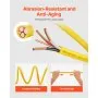 NM-B Wire 6AWG/3C Copper Core Cable 50 ft Electrical Wire with Ground