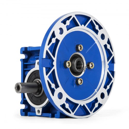 Worm Gear 15:1 63C Speed Reducer Gearbox Dual Output Shaft NMRV030 Aluminum New