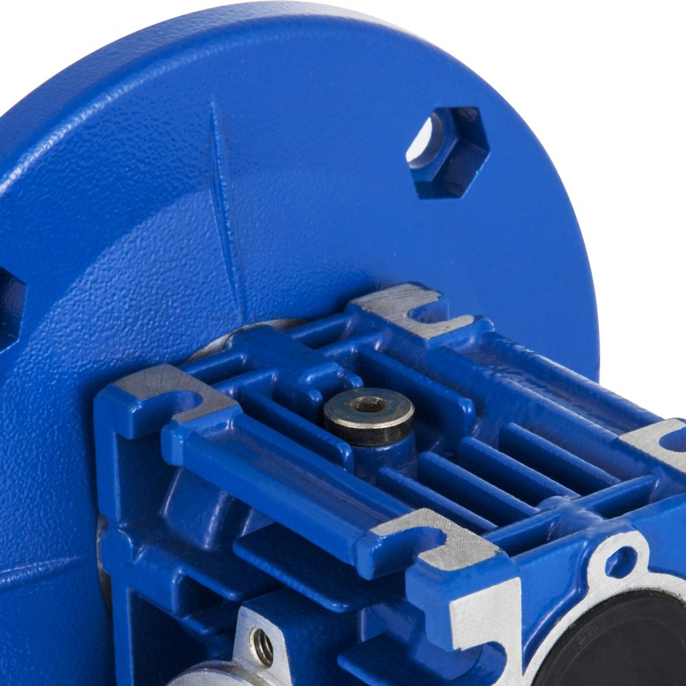 Worm Gear 15:1 63C Speed Reducer Gearbox Dual Output Shaft NMRV030 Aluminum New