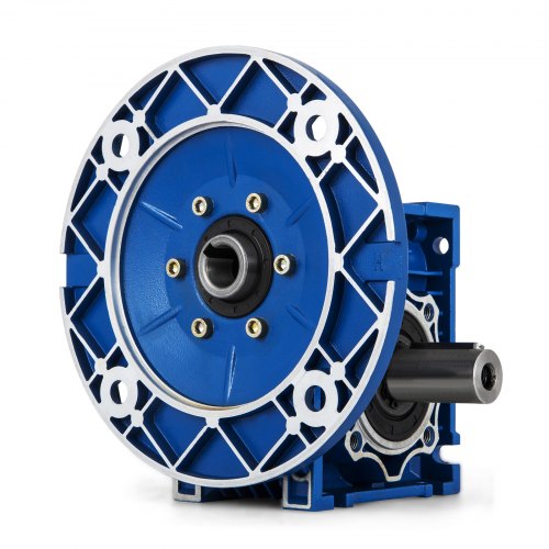 1Set NMRV050 Worm Gear 20:1 80C Speed Reducer Gearbox Dual Output Shaft Aluminum