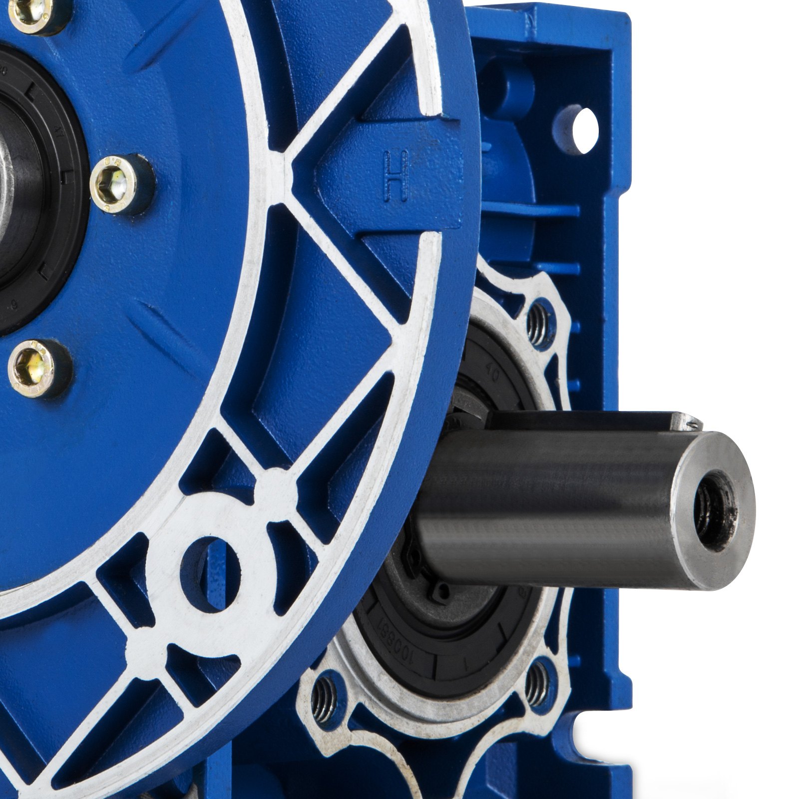 1Set NMRV050 Worm Gear 20:1 80C Speed Reducer Gearbox Dual Output Shaft Aluminum