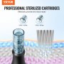 VEVOR Professional Microneedling Pen 6-Speed ​​Electric Beauty Pen with 6 Needles