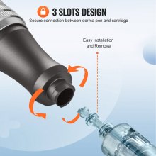 VEVOR Professional Microneedling στυλό 6-τάχυτο ηλεκτρικό στυλό ομορφιάς με 5 βελόνες