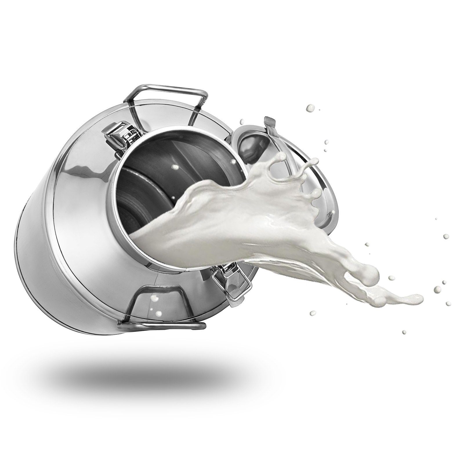 30 L Milk Billy Can & Lid Stainless Steel Cow Dairy Goat Sheep Bucket and Lid