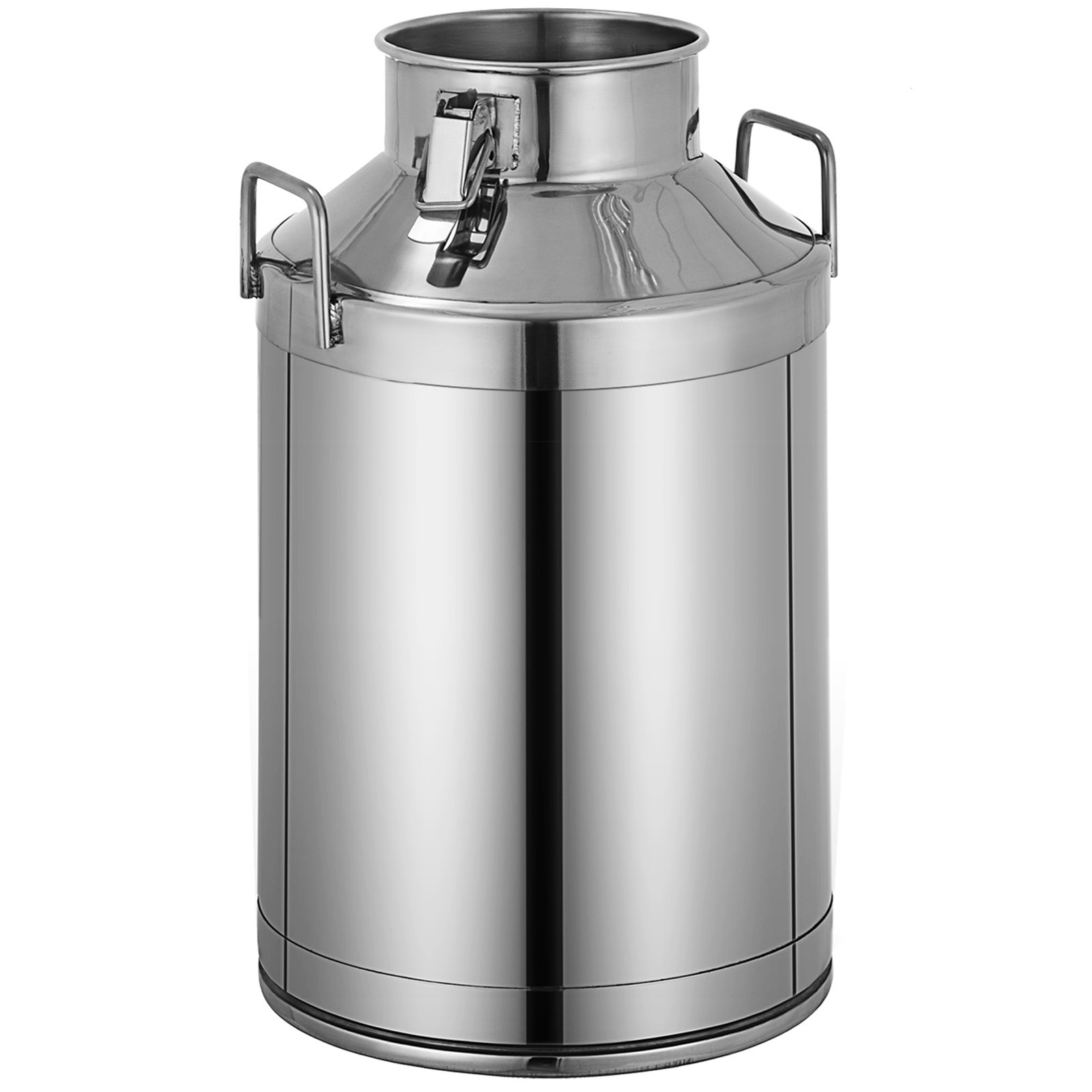 VEVOR 40L Metal Jug Stainless Steel Jar Milk Can Pail Milk Bottle Canister Lid