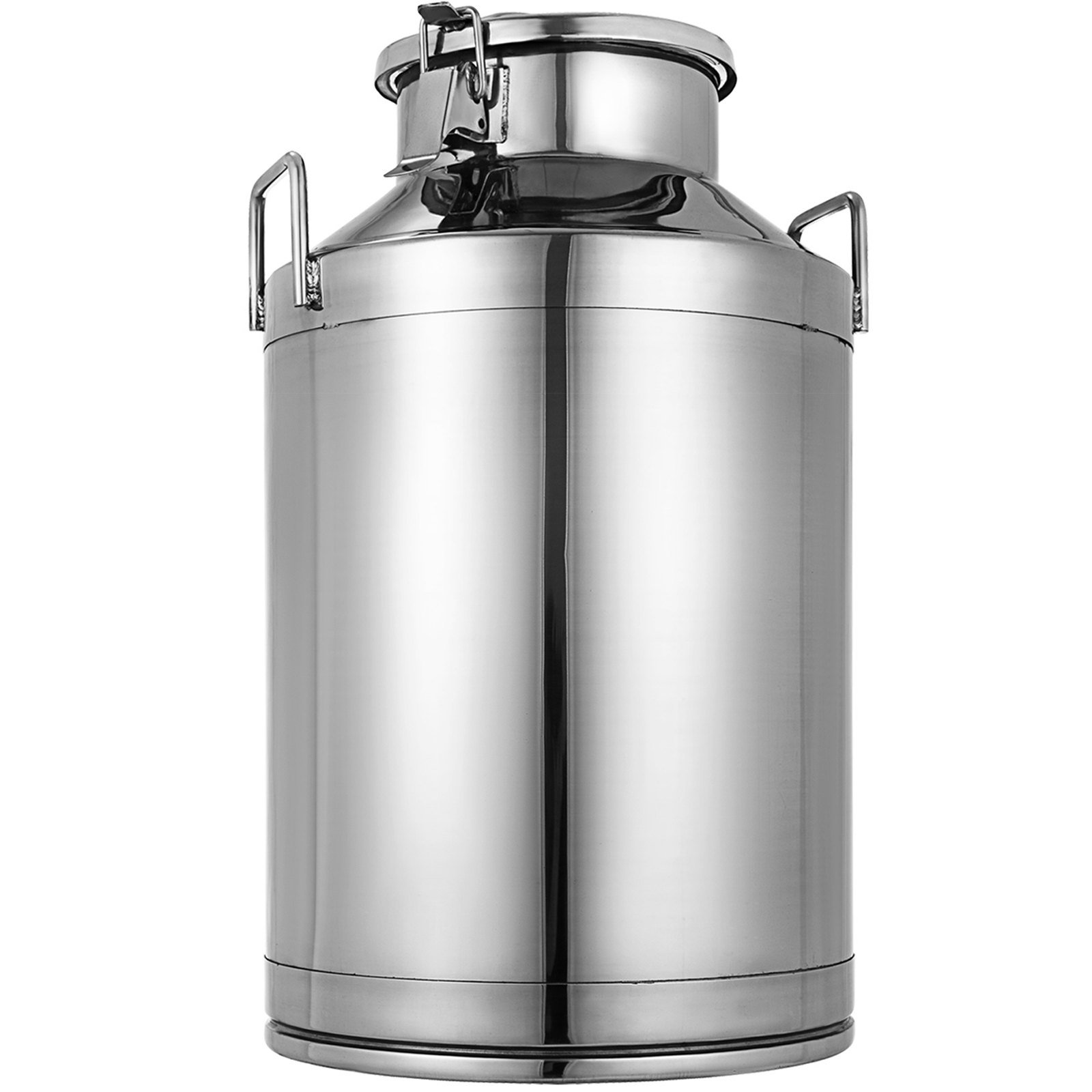 VEVOR 40L Metal Jug Stainless Steel Jar Milk Can Pail Milk Bottle Canister Lid