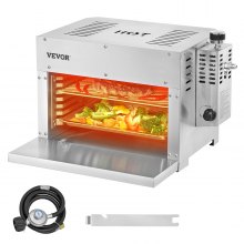 VEVOR Propane Steak Grill 1500°F Portable Infrared Broiler for Outdoor Barbecue