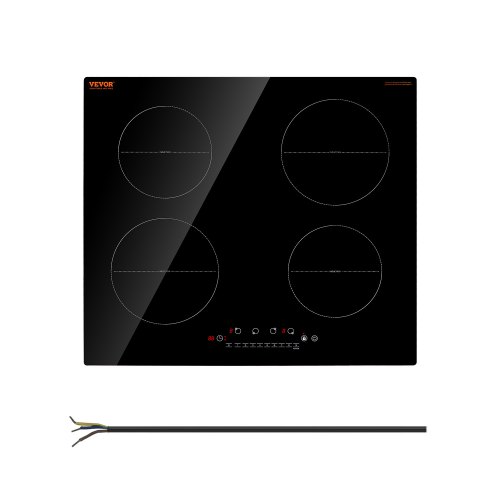 VEVOR 6000W 4 Burner Induction Cooktop Electric Countertop Burner Touch Control