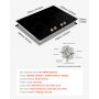 6600W 4 Burner Induction Cooktop Electric Countertop Burner Knob Control