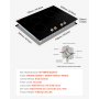 VEVOR Induction Cooktop, 6600W Electric Countertop Burner, 4 Burner Knob Control Stove, Built-in Induction Cooktop with 12 Temperature Settings, Glass Surface, Auto Shut-Off