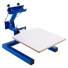 VEVOR Screen Printing Machine Press 1 Color 1 Station Silk Screen Printing Machine Adjustable Double Spring Devices (1 Color 1 Station)