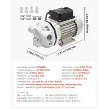 DEF Transfer Pump 8 GPM 110V for Diesel Exhaust Fluid Diaphragm Self Priming