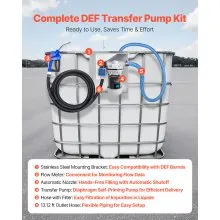 110V DEF Transfer Pump 8 GPM for Diesel Exhaust Fluid with Bracket Auto Nozzle