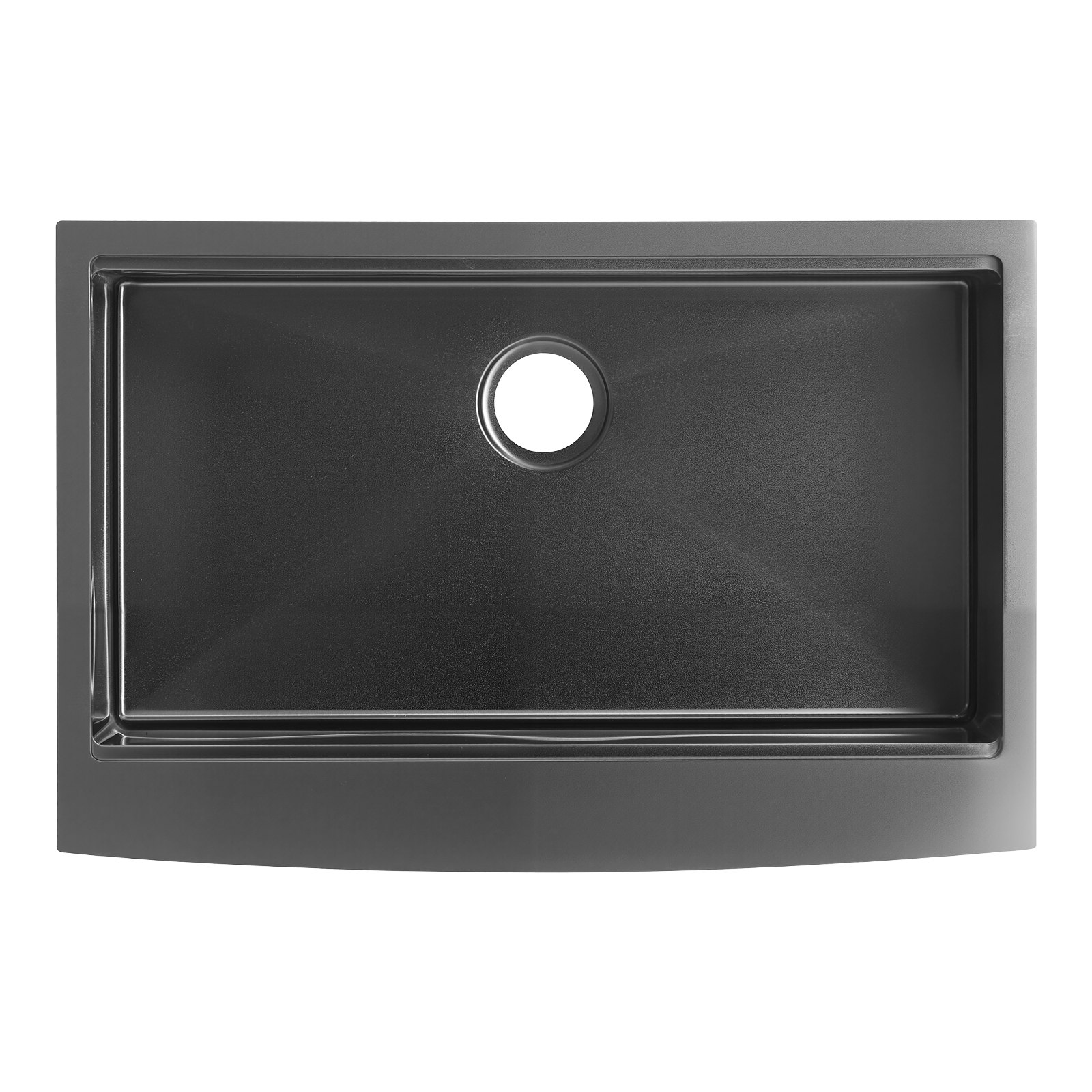 VEVOR 33-inch Kitchen Undermount Single Bowl Sinks, Stainless Steel Drop-In Farmhouse Basin with Ledge & Accessories, Household Dishwasher Sinks for RV, Prep Kitchen, Laundry Room, Bar