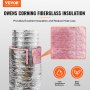 VEVOR dryer vent hose with owens corning fiberglass insulation provides excellent heat resistance and eco-friendliness.