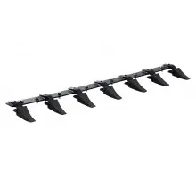 VEVOR Bucket Tooth Bar, 60'', Heavy Duty Tractor Bucket 7 Teeth Bar for Loader Tractor Skidsteer, 4560 lbs Load-Bearing Capacity Bolt On Design, for Efficient Soil Excavation and Bucket Protection