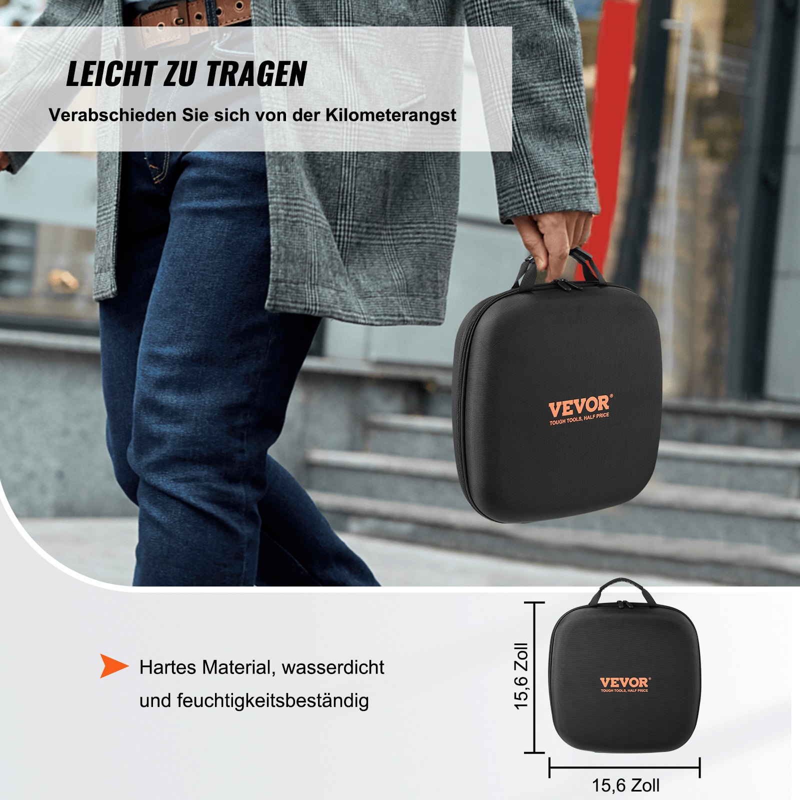 VEVOR Type 2 to Type 2 EV Charging Cable, 32Amp, 22kW 5 Meters Three Phase Electric Vehicle Car Charging Cable, IP66 Waterproof w Carry Bag, for IEC62196 EV & Plug-in Hybrid Electric Vehicle, CE&TUV