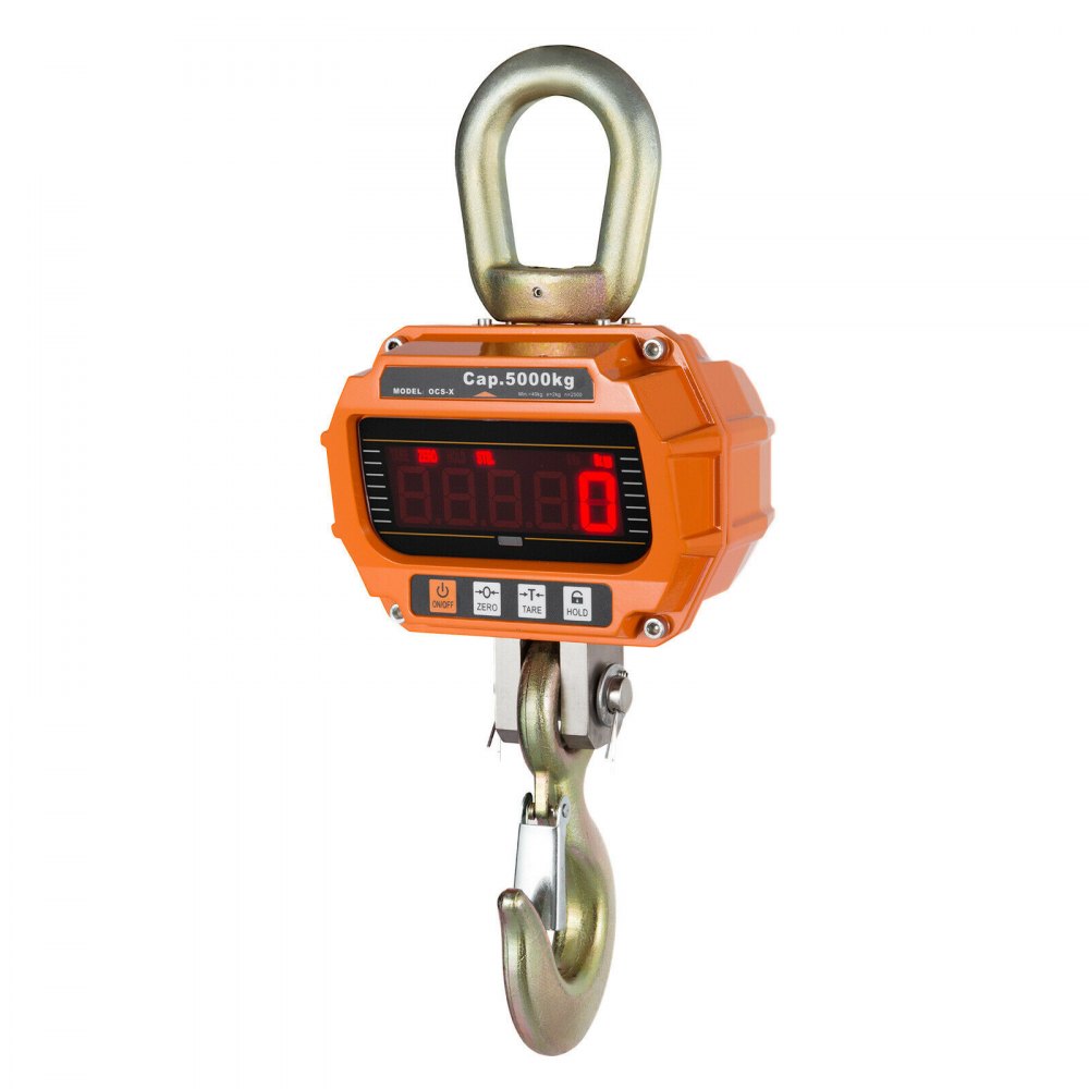 5T Digital Crane Scale 5000KG 11000LBS LCD  Auto power-off  Voltage display