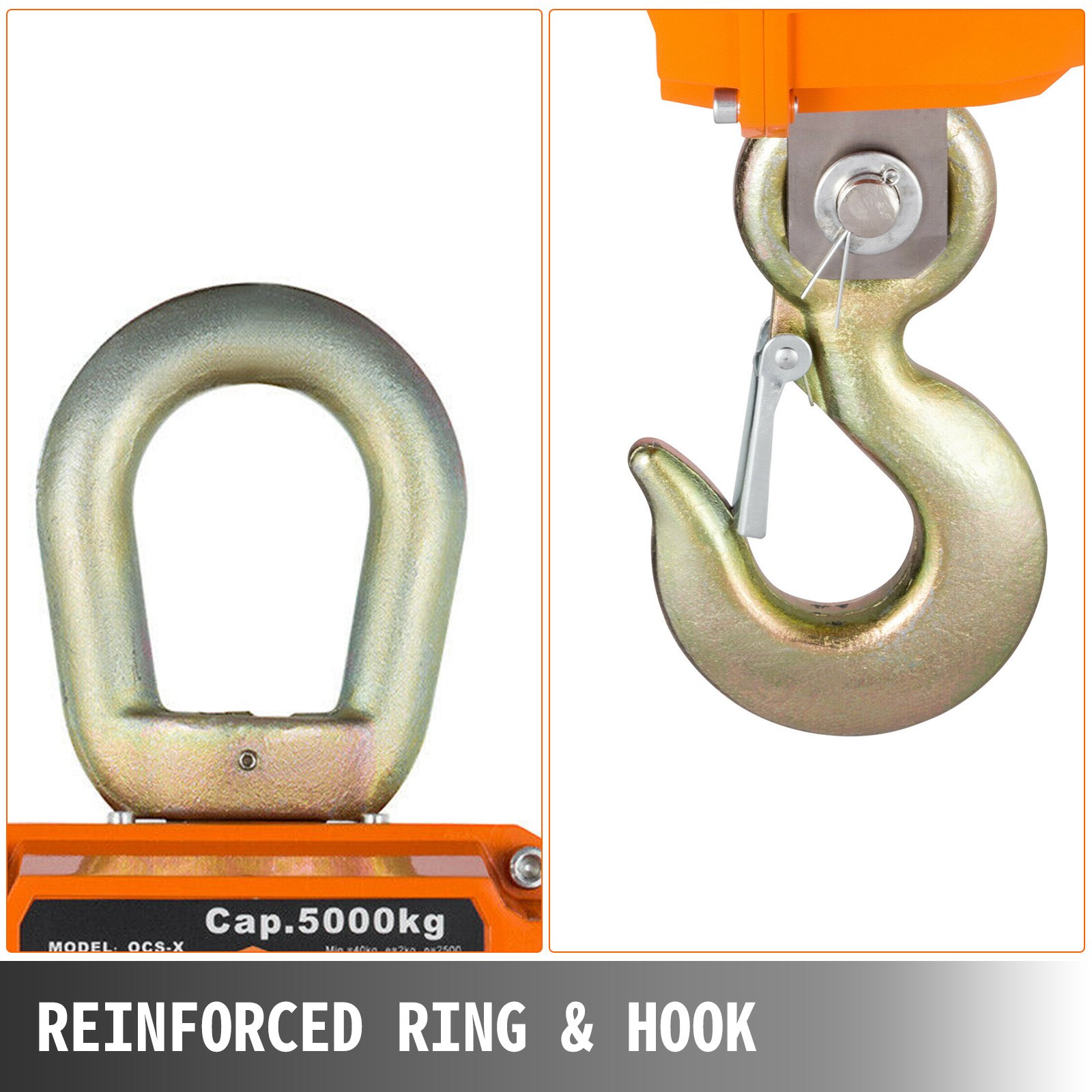 5T Digital Crane Scale 5000KG 11000LBS LCD  Auto power-off  Voltage display