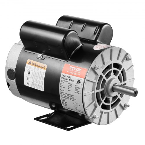 3.7HP Air Compressor Electric Motor 230V 17.2A 3450RPM 56 Frame CW/CCW Rotation (Factory Setting is CCW)