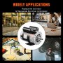 3.7HP Air Compressor Electric Motor 230V 17.2A 3450RPM 56 Frame CW/CCW Rotation (Factory Setting is CCW)