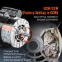 5HP SPL Air Compressor Motor 230V 17.6A 3450RPM 56 Frame CW/CCW Rotation (Factory Setting is CCW)