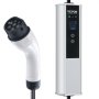 VEVOR Portable EV Charger Type 2, 16A 3.68 kW/11 kW, Electric Vehicle Car Charger with 7.5 M Charging Cable CEE 16 Plug LCD, IEC 62196 Home EV Charging Station with Carry Bag Charging Cable Hook, IP66