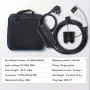 VEVOR Portable EV Charger Type 2, 16A 3.7 kW, Electric Vehicle Car Charger with 8.6m Charging Cable CEE 7/7 Plug, IEC 62196 Home EV Charging Station with Storage Bag Charging Cable Hook, IP66