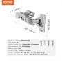 VEVOR Cabinet Door Hinges 50 Packs Full Overlay Soft Close for Framed/Frameless