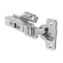 VEVOR Cabinet Hinges, 50 Packs Full Overlay Kitchen Cabinet Door Hinges, 100 Degree Opening Angel Soft Close Concealed Cupboard Hinges for Framed + Frameless Cabinet Type, with Mounting Screws