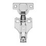 VEVOR Cabinet Hinges, 50 Packs Full Overlay Kitchen Cabinet Door Hinges, 100 Degree Opening Angel Soft Close Concealed Cupboard Hinges for Framed + Frameless Cabinet Type, with Mounting Screws