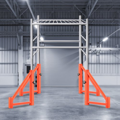 VEVOR Scaffold Outrigger, 18" x 18" x 24" Scaffolding Outriggers, 4 Pieces Outriggers for Scaffolding, Screw Type for Home Improvement Projects Like Painting, Patching Drywall or Cleaning Windows