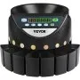 VEVOR Euro Coin Counter Sorter 500-1000 Coins Electronic Automatic EUR Coin Counting Machine 300 Coins Per Minute with 8 Coin Drawers for School Shop Bank